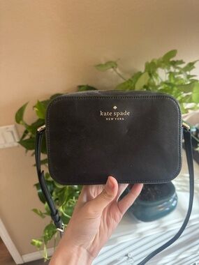 kate spade Black Leather Crossbody purse